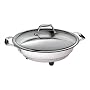 CucinaPro 1453 Stainless Steel Round Classic Electric Skillet 12 Inch