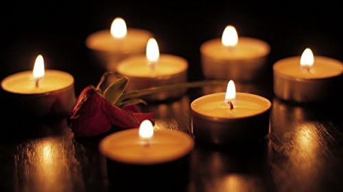 Fortune Share Premium Quality Tea Light Candles - Unscented Box of 125 - Long Lasting - Made in U.S.A.