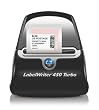 DYMO LabelWriter 450 Turbo High-Speed Postage and Label Printer for PC and Mac, USB, Printer and Software, Black/Silver (1752265)