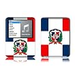 Dominican Republic Flag Design Protective Decal Skin Sticker for Apple iPod nano 3G (3rd Generation) 4GB/ 8GB Player