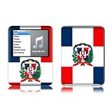 Dominican Republic Flag Design Protective Decal Skin Sticker for Apple iPod nano 3G (3rd Generation) 4GB/ 8GB Player