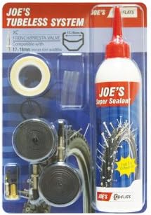 JOE'S NO-FLATS/Punctures Tubeless Conversion Kit System Tire Mountain Bike Tube Less convert Rim XC