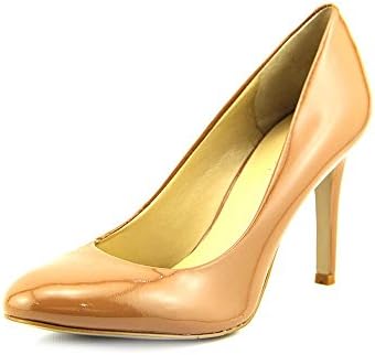 Nine West Caress Womens Size 7.5 Brown Leather Pumps Heels Shoes