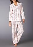 Karen Neuburger Pink Lady Long Sleeve Boyfriend Pajama Plus Size Sleepwear