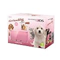Nintendo 3DS Coral Pink Console Bundle with Nintendogs and Cats - Golden Retriever