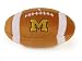 University of Michigan Wolverines Plush Football Dog Puppy Toy Squeaker