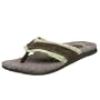 Timberland Women's Wake Flip With Smartwool Flip Flop,Dark Brown,9 M