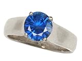 1.65 cts Genuine Sapphire Ring - 14kt White or Yellow Gold FREE GIFT BAG!