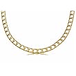 Yellow Gold Square Curb Men''s Chain