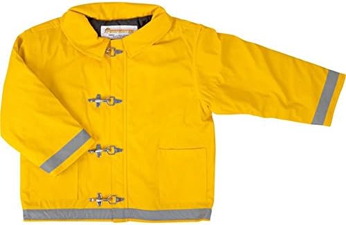 Child Yellow Firefighter Jacket (Size: Small 3-4)