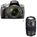 Sony (alpha) A380 14.2 Megapixel DSLR Camera with 18-55mm SAM Kit Lens, Sony 75- 300mm f/4.5-5.6 a SLR Telephoto Zoom Lens,