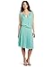 BCBGMAXAZRIA Women's Lona Draped Bodice Dress with Pleated Skirt