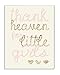 Stupell Home DÃ©cor Thank Heaven For Little Girls Sequin Wall Plaque Art, 10 x 0.5 x 15, Proudly Made in USA