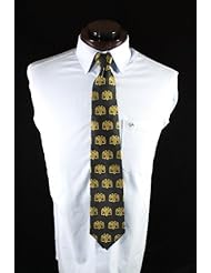 Single Detail Page Misc: Scottish Rite 32nd Degree Double Headed Eagle Masonic Tie (Large Eagle Design Version)