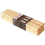 On Stage Maple 5A Nylon Tip Drumsticks 12 Pairs