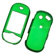 Pantech Matrix Pro C820 AT&T Rubberized Snap On Protector Hard Case Rubber Feel Cover Green