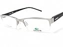 LACOSTE 12001 LA12001 GR Silver/Black Optical Eyeglasses Frame 51x19