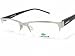 LACOSTE LA12001 Titanium GR Silver/Black Optical Eyeglasses Frame 51x19