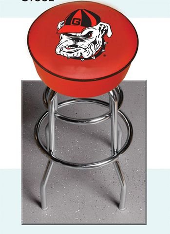 Georgia Bulldogs UGA Bar Stool Swivel Garage Seat