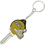Alabama State Hornets Football Helmet Key Blank Keychain