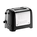 Dualit 26205 2 Slot Lite Toaster in Black Gloss Finish