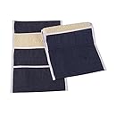 DMI Wheelchair Arm Pads Armrest Covers with Storage Pouch, Denim, (2 count)