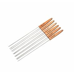 Campingaz 63959 Doppel-Grillspie�e mit Holzgriffen 6 Spie�e, L�nge 44 cm