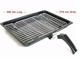 FIRST4SPARES GRILL PAN For SMEG BOSCH NEFF & BEKO Cookers - Replacement GRILL PAN ASSEMBLY Complete With Detachable Handle & Mesh Insert 275mm x 380mm  from NEFF SMEG BOSCH NEFF & BEKO