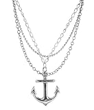 Three Chain Sterling Silver Bracelet with Anchor From the Nautica Collection By Mauricio Serrano Jewelry