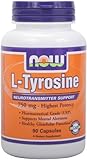 Now Foods L-Tyrosine 750mg, 90 Vcaps