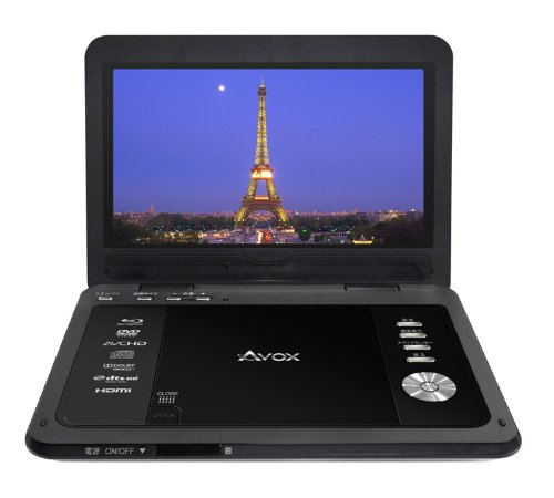 AVOX 10インチ ポータブル ブルーレイディスク プレーヤー APBD-1010HW