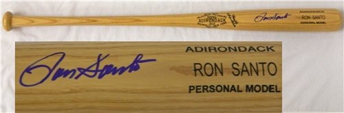 Ron Santo Autographed/Hand Signed Adirondack Name-Engraved Bat