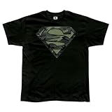Superman - Camo Shield T-Shirt