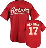 Lance Berkman Houston Astros Second Home Brick Youth MLB Replica Jersey