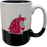 Washington State Cougars 2-Tone Grande Mug White/Black