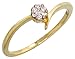 14 Karat Gold Fantasie Trauben Diamanten Ring, mit 0.06 Karat Brilliantschliff Diamanten, (6mm) breit