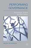 Performing governance : partnerships, culture and New Labour