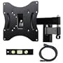 VideoSecu Articulating TV Wall Mount for most 22" to 42" VESA 200x200 Display LCD LED TV Wall Mount Bracket Free 6" 3-Axis Magnetic Bubble Level B93
