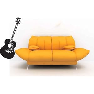 Acoustic Guitar Vinyl Wall Decal Sticker Graphic