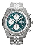 Breitling Bentley Motors GT Racing Edition Mens Automatic Watch Chronograph Stainless Steel Green Dial A1336313-L503-975A