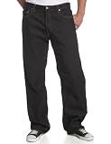 Levi's Young Men's 569 Loose Straight Jean, Black Soft Rigid, 33x30