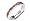 1.00cttw Natural Round Red Garnet (AA+ Clarity,Red-Color) Eternity Band in 14K White Gold.size 4.5