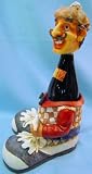 Goofy Golfer Big Foot Wine Holder and Bottle Stopper