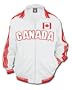 Canada Track Jacket, 2008 Summers Olympics, Canadian World Cup Soccer Track Jacket, Medium, White (as pictured)