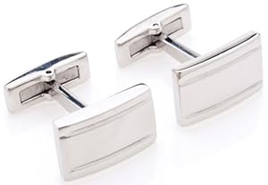 Classic Stainless Steel Cufflinks in a Nice Box by Quality Stays