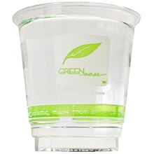 IFN Green 25-2007-78 Green Ease PLA Cold Cup, 7 oz Capacity, 3.07" Diameter x 3.20" Height (Case of 1000)