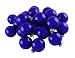 Club Pack of 36 Shiny Royal Blue Glass Ball Christmas Ornaments 2.5