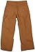 Carhartt Boys' Washed Dungaree Pants (Lined and Unlined), Brown Duck, 10