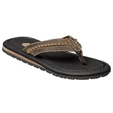 Boy's Mossimo Fitch Leather Thong Flip-Flops - Brown