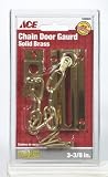 ACE 01-3016-105 3-3/8 CHAIN DOOR GUARD SOLID BRASS